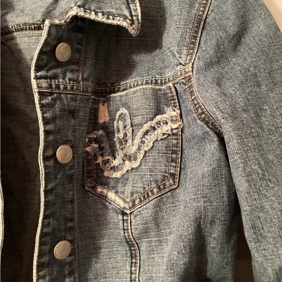 All American Girl War Jean Jacket Size L - Picture 4 of 6